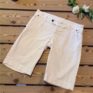 Citizens Of Humanity White Jean Shorts